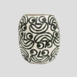 RITTLE VASE SMALL BLACK SPECKLE