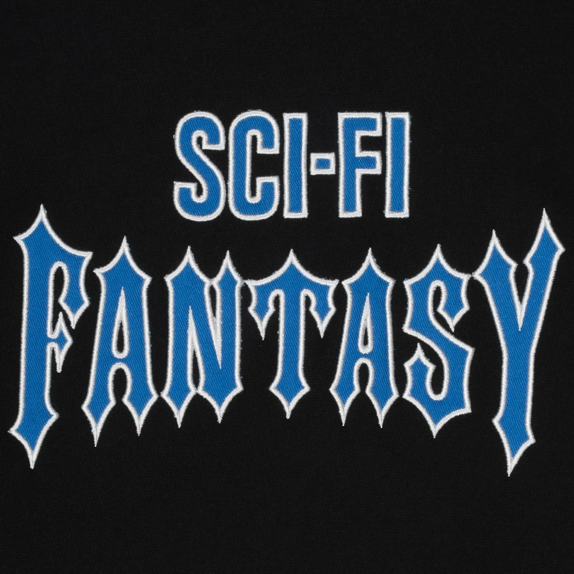 Sci-Fi Fantasy Biker Hood - Black