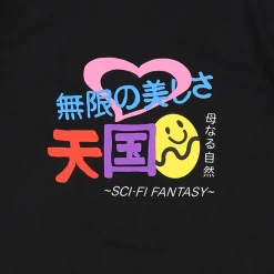 Sci-Fi Fantasy Foreign Figures T-Shirt - Black