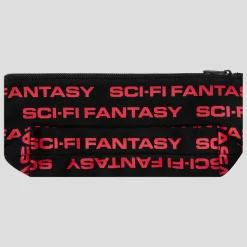 Sci-Fi Fantasy Pen Pouch - Black