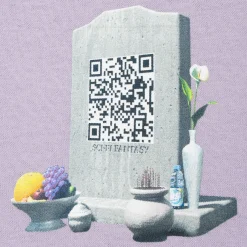 Sci-Fi Fantasy Tombstone Tee - Orchid