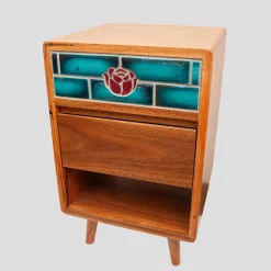 Trad Tiles - "Mid Rose Century Bedsides" (Set of 2)