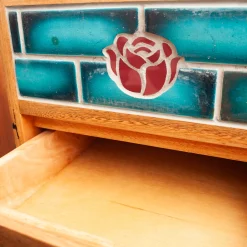 Trad Tiles - "Mid Rose Century Bedsides" (Set of 2)