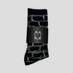 WKND Brick Socks - Black / Charcoal / Light Grey