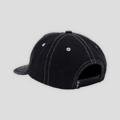 WKND Fishbone 6-Panel Hat - Black Denim