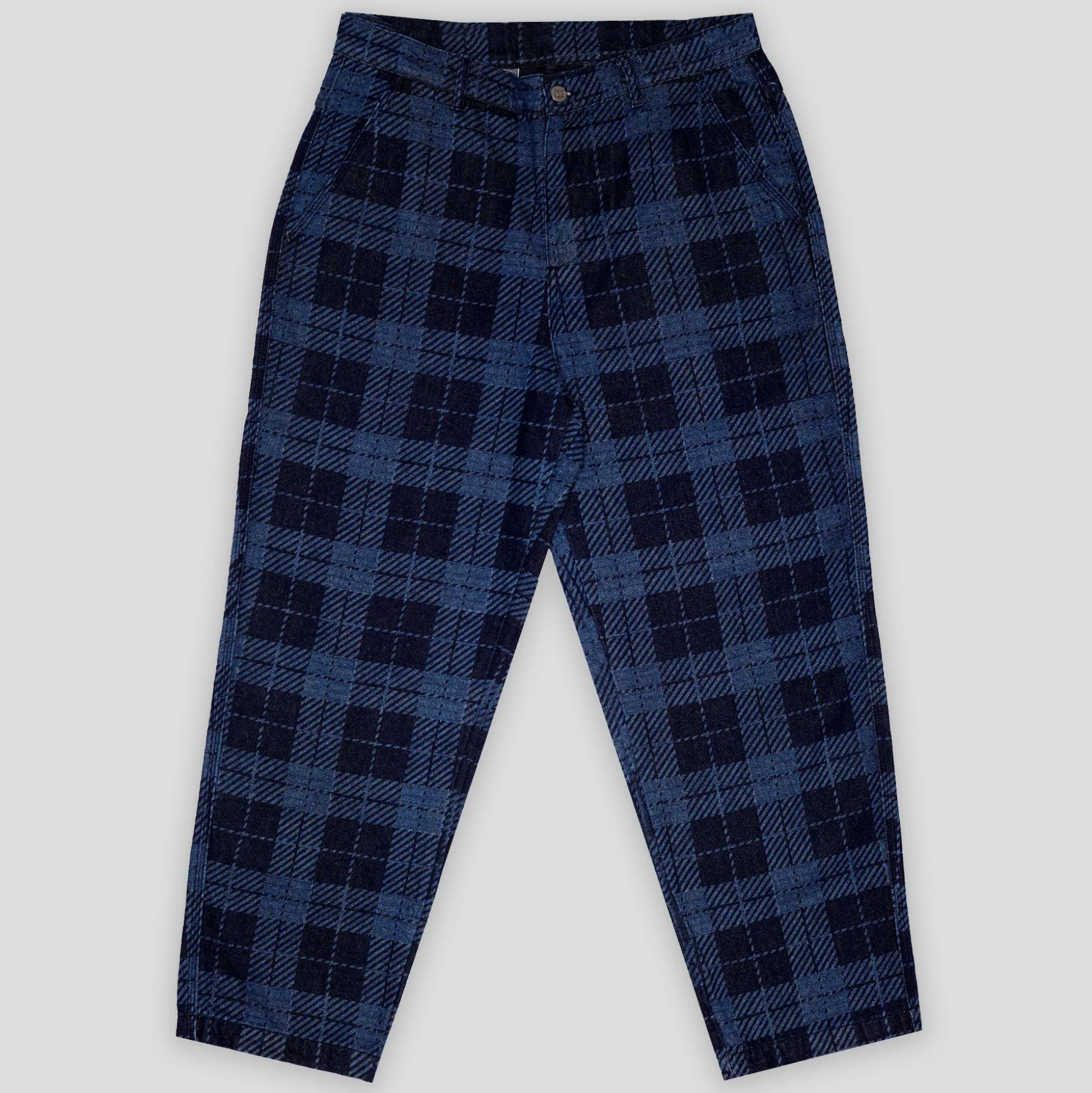 WKND Gene's Jeans - Plaid Blues