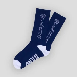 WKND Heart Socks - Navy