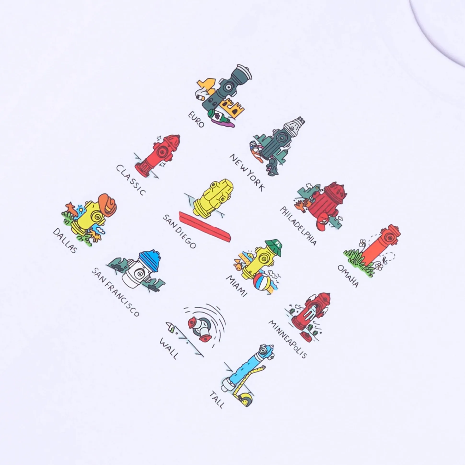 WKND Hydrant Tee - White