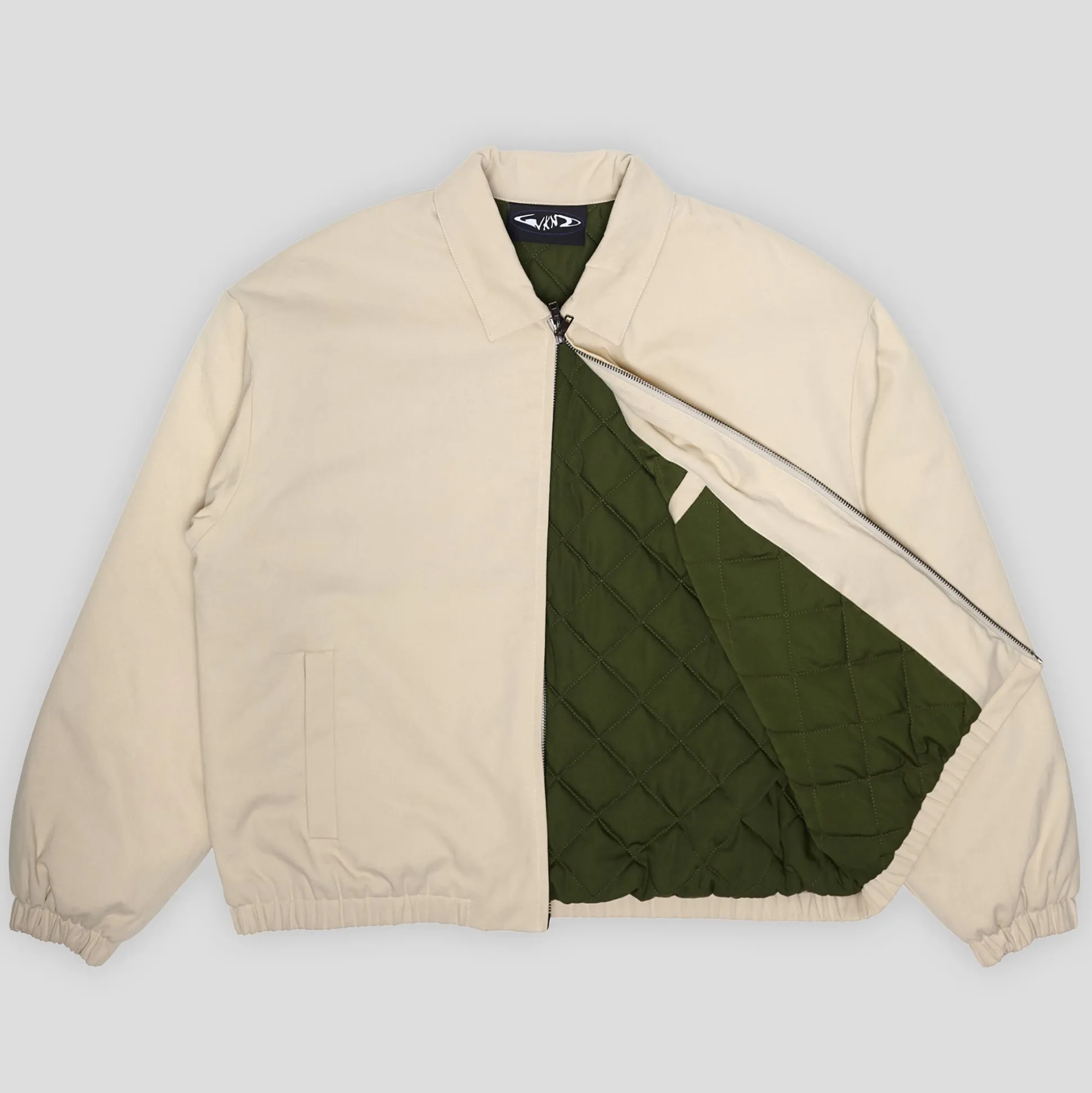 WKND Zip Jacket Lined - Stone