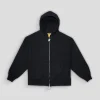 Carpet Company Big C-Star Double Zip Hoodie - Black