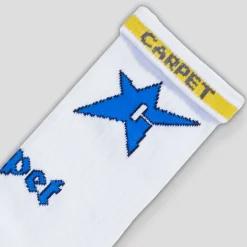 Carpet Company C-Star Sock - White