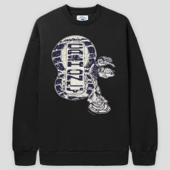 Cash Only Stomp Crewneck Sweatshirt - Black