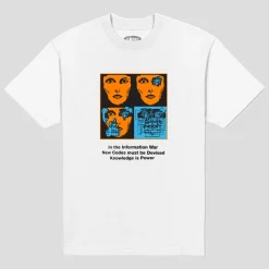 Come Sundown Information War Tee - White