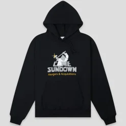 Come Sundown Mergers Hoodie - Black