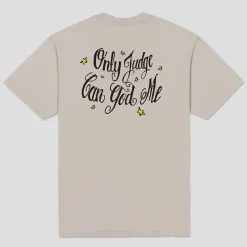 Come Sundown Only Judge Can God Me Tee - Steel
