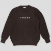 Dancer Logo Cotton Knit - Brown