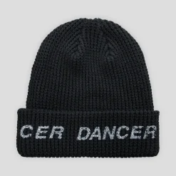 Dancer Oblique Beanie - Black