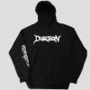 Dungeon Break The Chain Logo Hood - Black / White