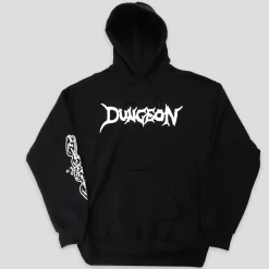 Dungeon Break The Chain Logo Hood - Black / White