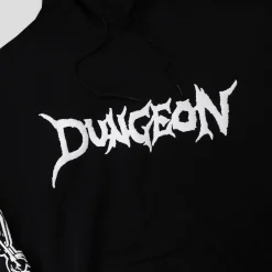 Dungeon Break The Chain Logo Hood - Black / White