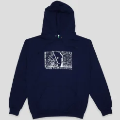 Frog Skateboards Hoodie R U Going With Me ? - Navy