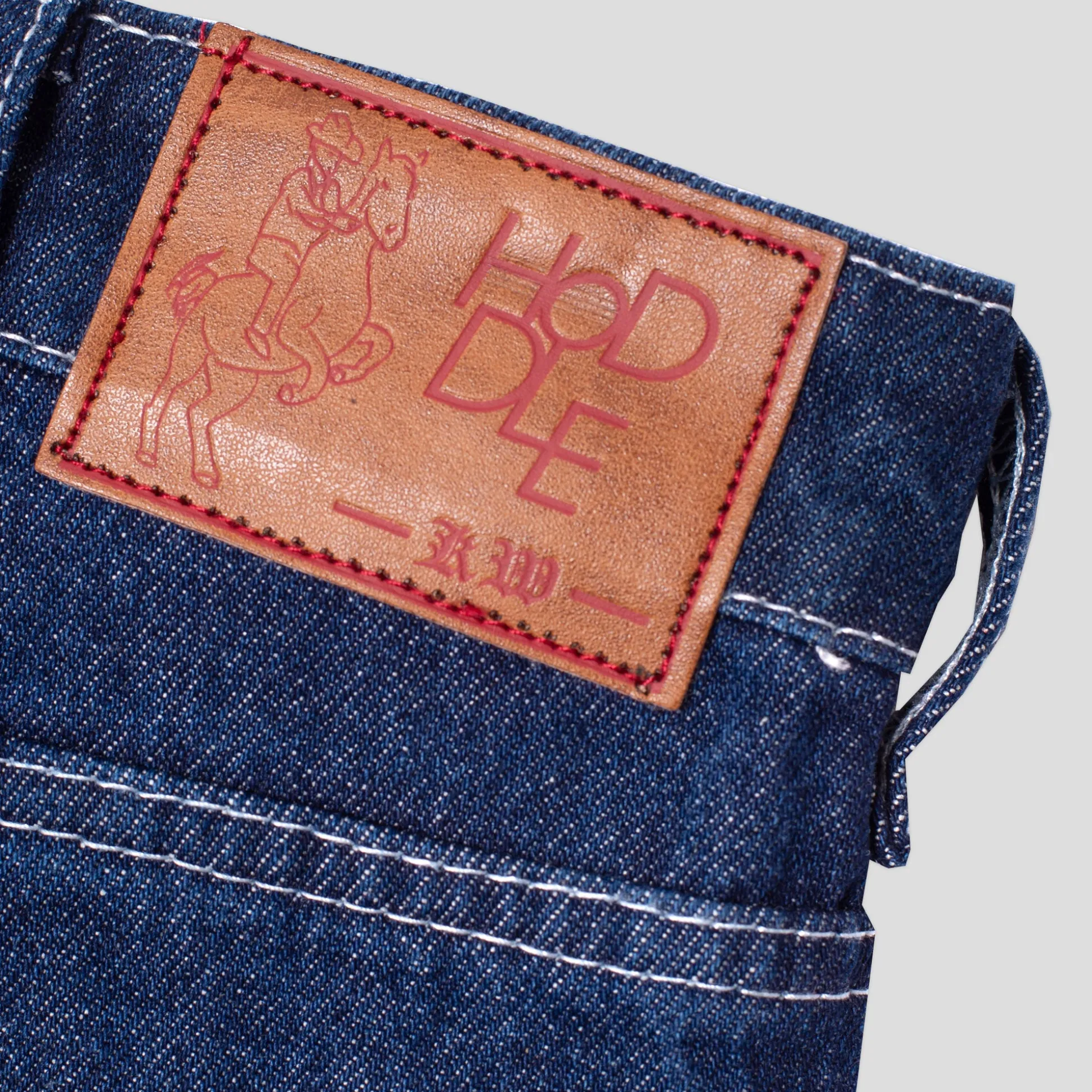 Hoddle 16 Ounce Denim Ranger Jean - Indigo Denim / White Stitch