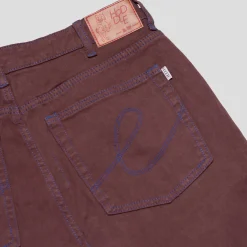 Hoddle 12 Ounce Denim Ranger Jean - Brown / Blue Stitch