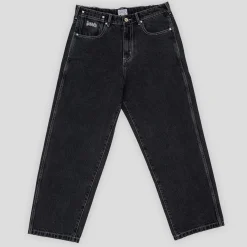 Hoddle 16 Ounce Ranger Jean - Faded Black / White Contrast Stitch