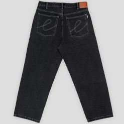 Hoddle 16 Ounce Ranger Jean - Faded Black / White Contrast Stitch