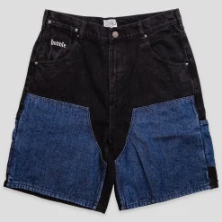 Hoddle Carpenter Heart Jean Short - Black / Indigo