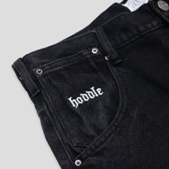 Hoddle Carpenter Heart Jean Short - Black / Indigo