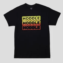 HODDLE "DECLINE" TEE BLACK