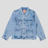 Hoddle Denim Trucker Jacket - Light Blue