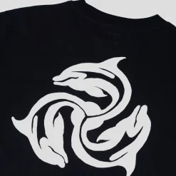 Hoddle Dolphin Tee - Black
