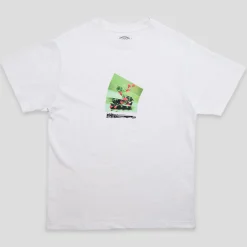 Hoddle Flowers Tee - White