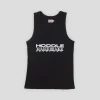 Hoddle Hardware Ribbed Singlet - Black
