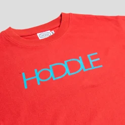 Hoddle Logo Tee - Crimson / Blue