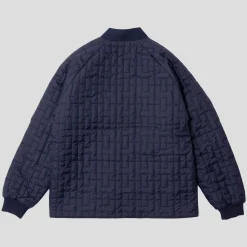 Hoddle M1 Reversible Bomber Jacket - Navy / Safety Orange