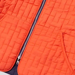 Hoddle M1 Reversible Bomber Jacket - Navy / Safety Orange