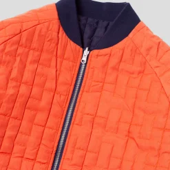 Hoddle M1 Reversible Bomber Jacket - Navy / Safety Orange