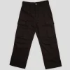 Hoddle Pleated Ripstop Cargo Pants - Black