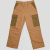 Hoddle Pleated Ripstop Cargo Pants - Tan / Khaki