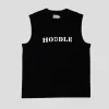Hoddle Ribbed Vest - Black