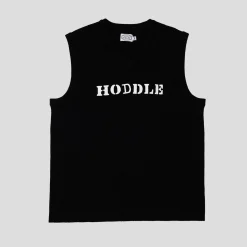 Hoddle Ribbed Vest - Black