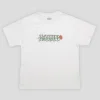 Hoddle Rose Embroidery Tee - White