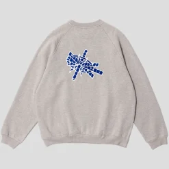 Hoddle Satellite Crew - Grey Heather