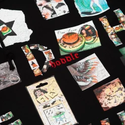 Hoddle Scrapbook Hoodie - Black