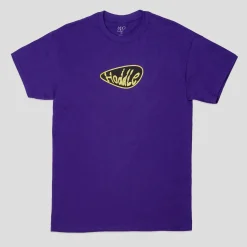 HODDLE "WASHING LOGO" TEE PURPLE