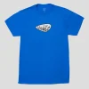 HODDLE "WASHING LOGO" TEE ROYAL BLUE