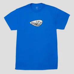 HODDLE "WASHING LOGO" TEE ROYAL BLUE